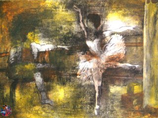 004G - Assolo per Lui (giallo)  (Assolo for Him (yellow) ) - cm. 50x70 - Copia - Litografia (Lithography)